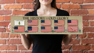 The History of Old Glory - Unframed 6" x 24"
