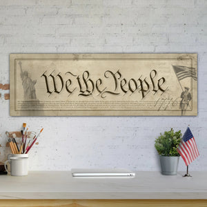 We The People - Unframed 11 ¾" x 36”