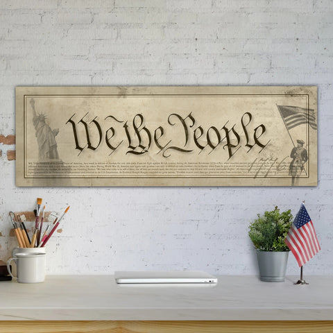 We The People - Unframed 11 ¾" x 36”