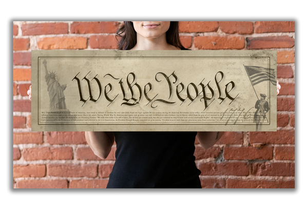 We The People - Unframed 11 ¾" x 36”