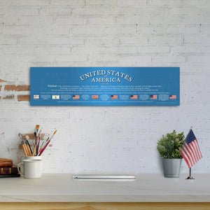 USA 1776 - Unframed 6" x 24"