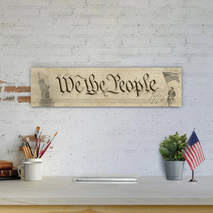 We The People - Unframed 6" x 24"