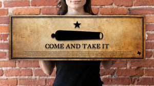 Come and Take It - Unframed 11 ¾” x 36"