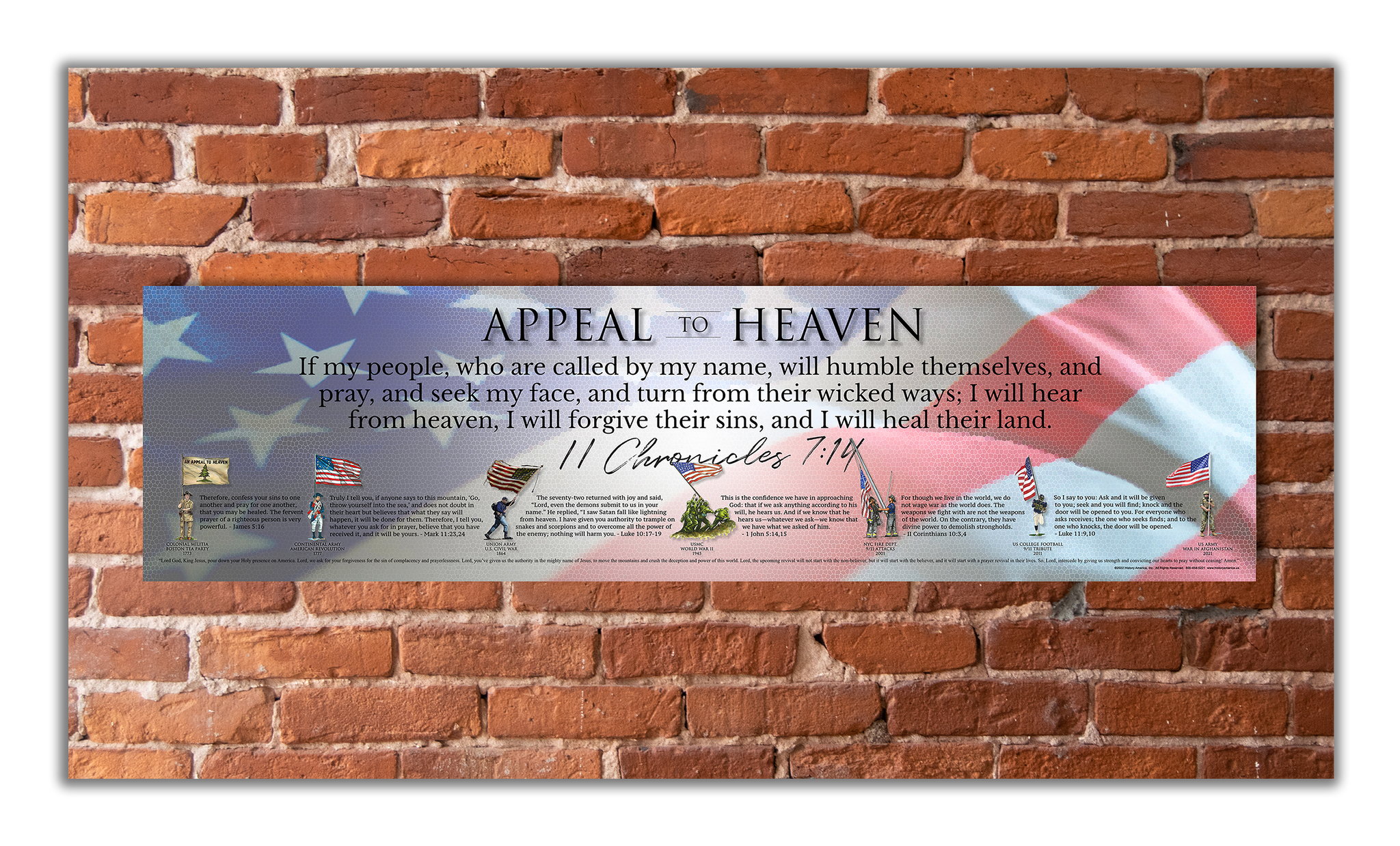 Appeal to Heaven - Unframed 6" x 24"
