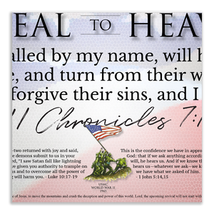 Appeal to Heaven - Framed 1", printed with a matte finish, 6" x 24"