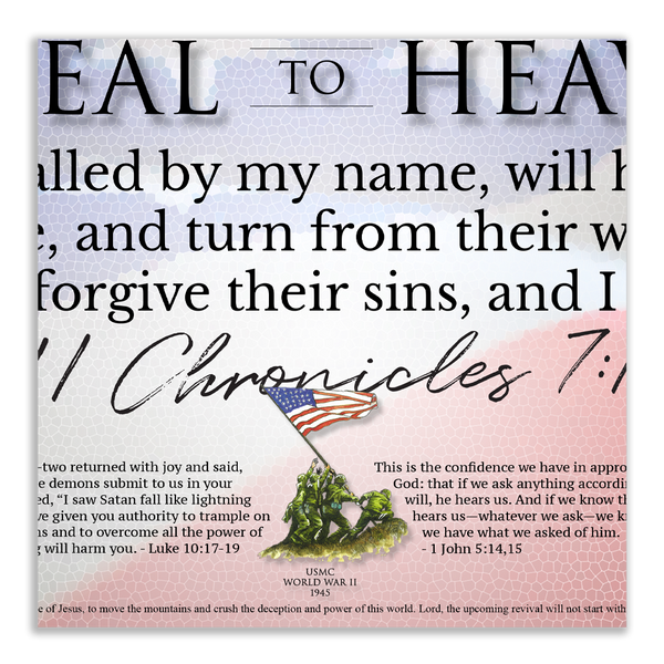 Appeal to Heaven - Framed 2” Black Double Matted, Grooved Molding 11 ¾" x 36”