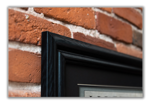 Appeal to Heaven - Framed 2" Black Double Matted, Grooved Molding 6" x 24"