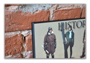History of the American Aviator - Plaque - Beveled Edge with a pebble textured finish 6" x 24"