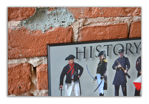 History of the United States Navy - Plaque - Beveled Edge with a pebble textured finish 6" x 24"