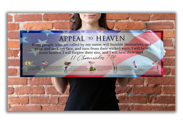 Appeal to Heaven - Unframed 11 ¾ x 36”